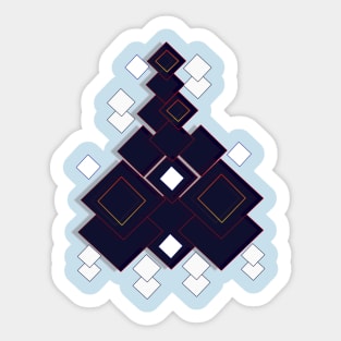 FLYYYY GEOMETRIC ABSTRACTS Sticker